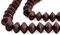 The Bead Chest Dark Brown Bicone Natural Wood Beads (10x15mm): Organic Eco-Friendly Wooden Bead Strand for DIY Jewelry, Crafts, Necklace and Bracelet Making